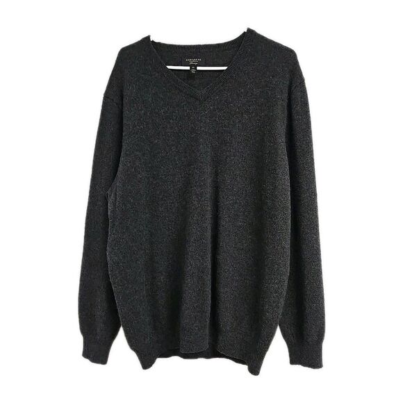 Club Room Other - Club Room Luxury 100% Cashmere Crewneck Sweater Gray Men's Size XXL